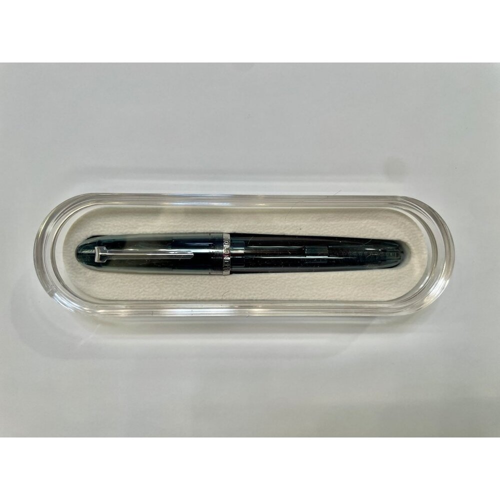 Ellington Pens Fountain Pen Clarity Transparent Clear & Blue NEW 2 PENS - Picture 7 of 11